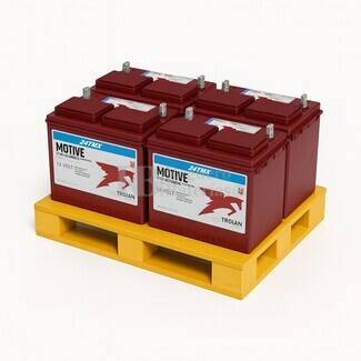 4 Bateras TROJAN 24TMX | 12 Voltios 94 Amperios 